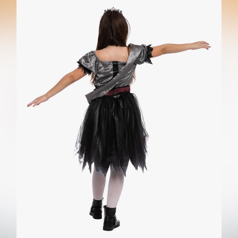 Spooktacular Creations Halloween Child Girl Zombie Prom Queen Costume Medium - Picture 2 of 16